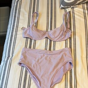 Old Navy high-waisted swim suit